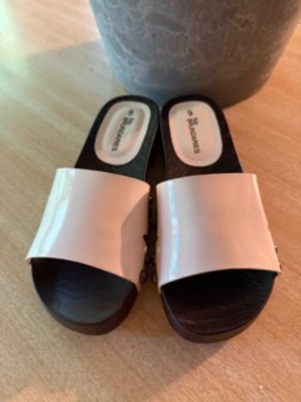 No Boundaries wood sandals